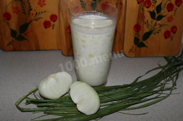 Milk with onions