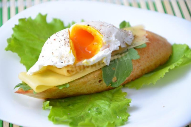 Poached egg - French breakfast