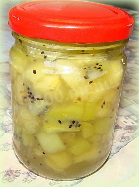 Kiwi and banana jam