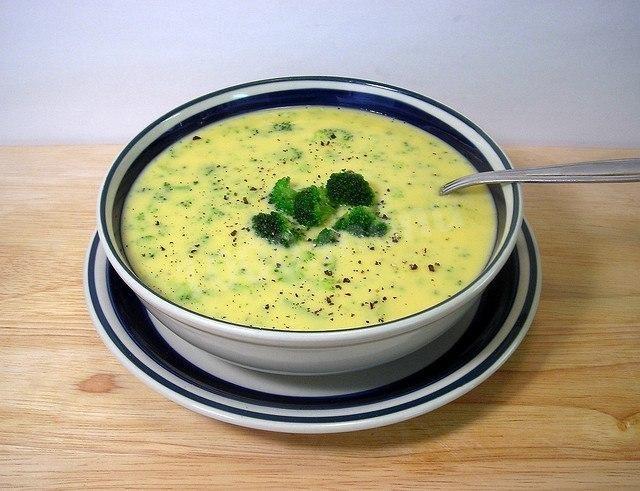 Delicious cheese soup