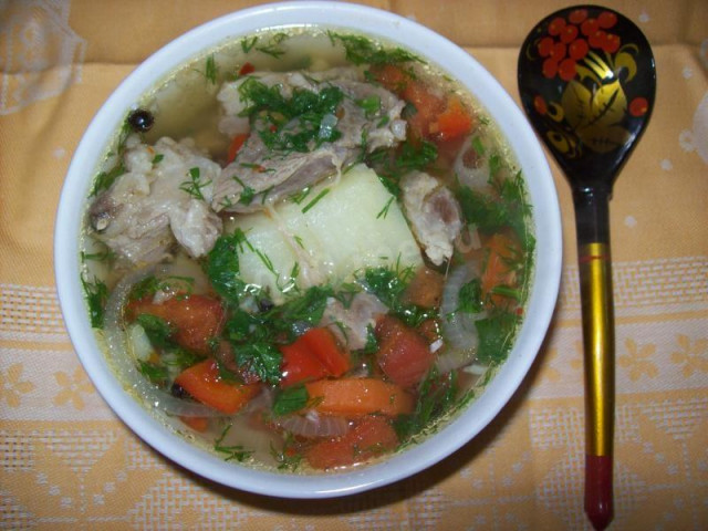 Lamb shurpa soup