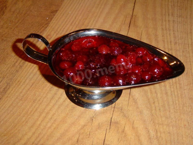 Cranberry sauce for meat dishes
