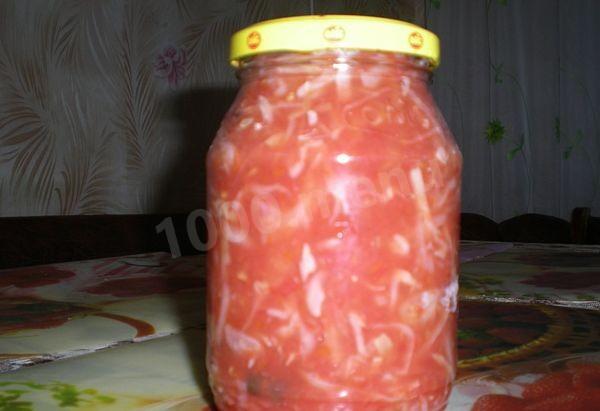 Preparations of borscht for winter