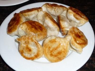 Fried gold coin dumplings