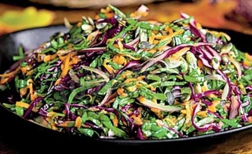 Winter Red Cabbage Salad
