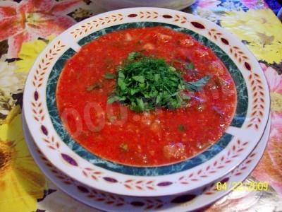 Portuguese Soup Red Sauce