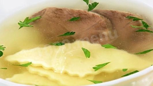 Beshbarmak - delicious lamb soup