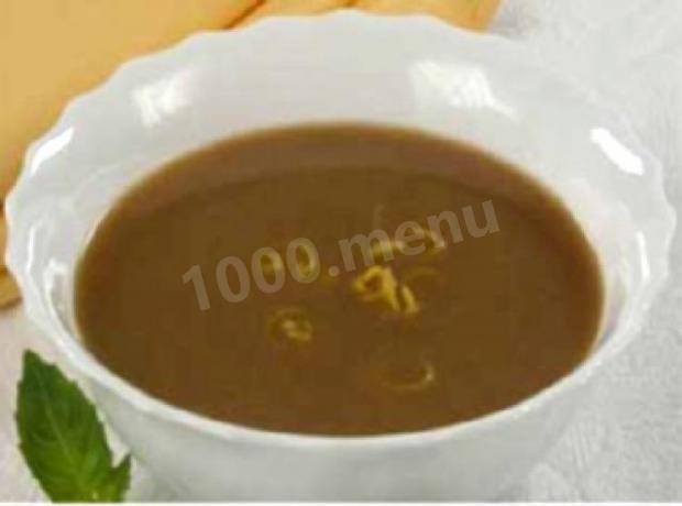 Estonian soup with beer (sweet)