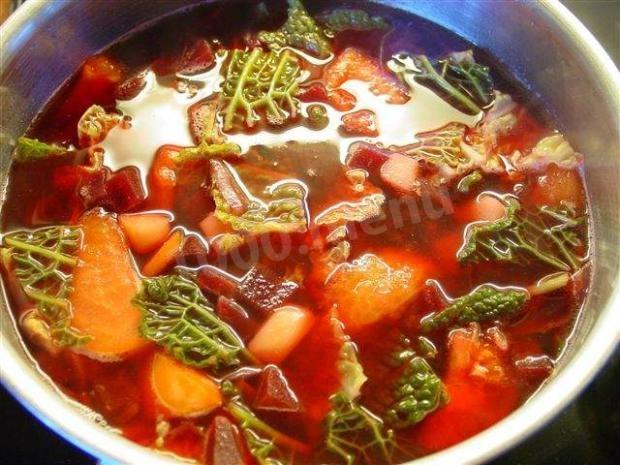 Cold Kostroma borscht
