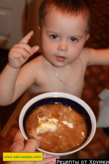 Lean lentil soup