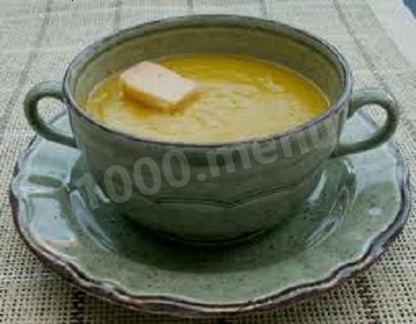 Creamy wine soup