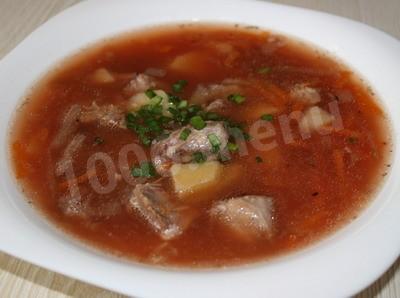 Oxtail soup in Old English