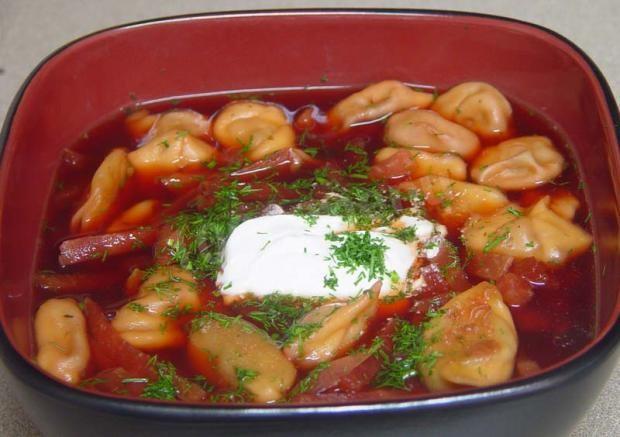 Delicious Starolitovsky borscht
