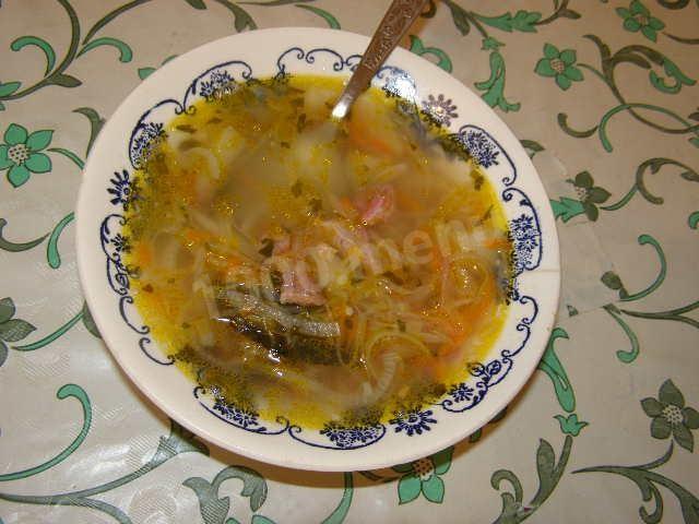 Old Russian cabbage soup