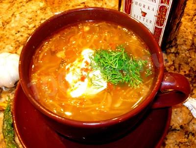 Traditional cabbage soup