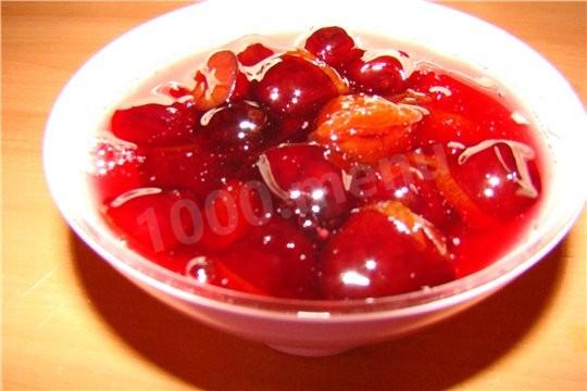 Simple seedless red plum jam
