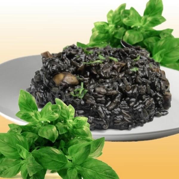 Cuttlefish ink risotto