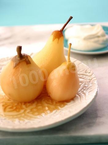 Pears in sugar syrup