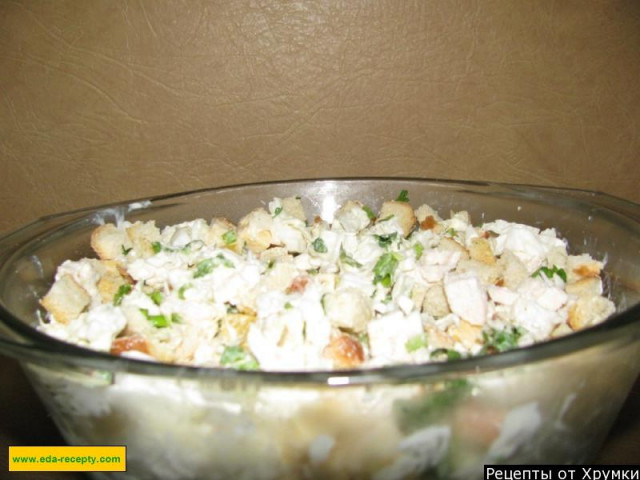 Beijing salad with boiled chicken