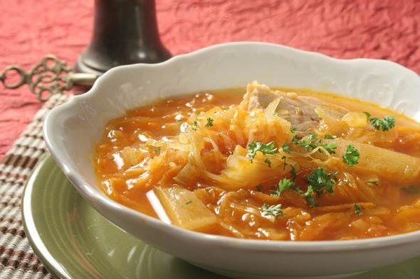 Pork sauerkraut soup