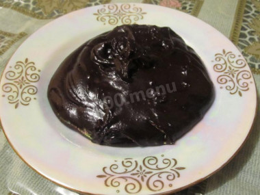 Chocolate glaze with butter