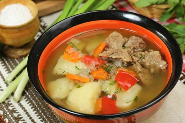 Beef shulyum with celery