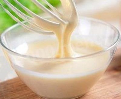 Lean mayonnaise at home with flour and lemon