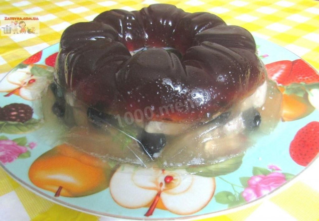 Jellied tongue with soy jelly