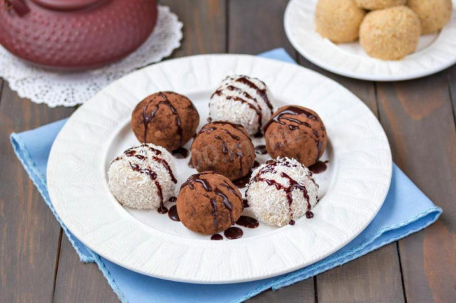 Curd balls with filling