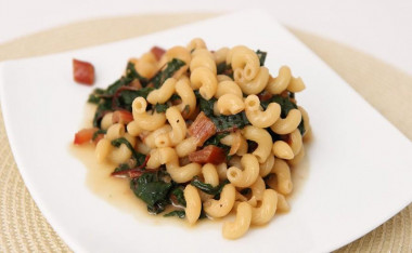 Pasta with chard