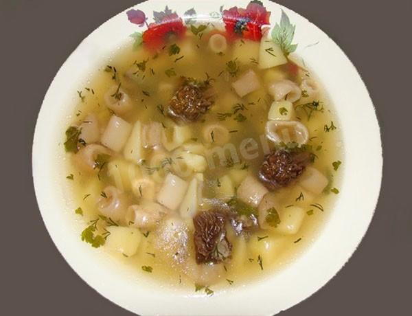 Morel soup