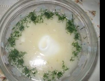 Soup eggs flour onion