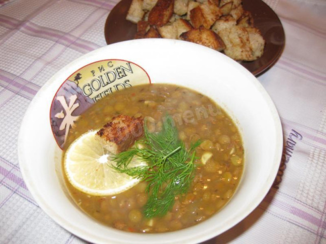 Lentil soup