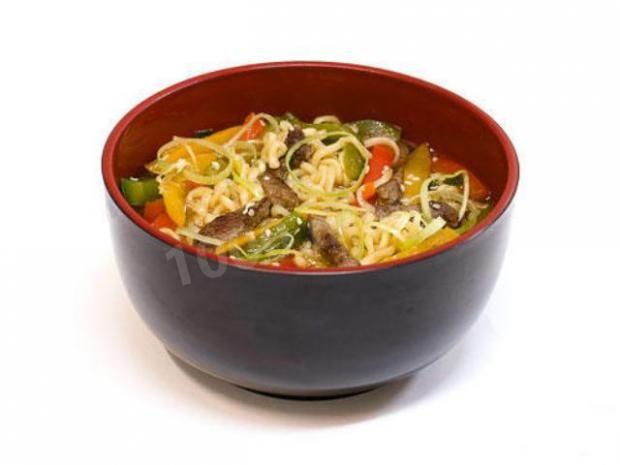 Beef and Noodles soup