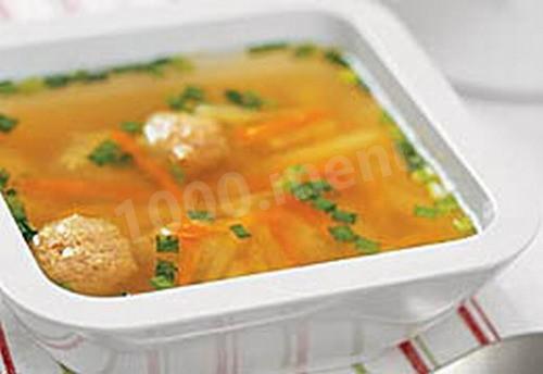 Korean soup with fish meatballs