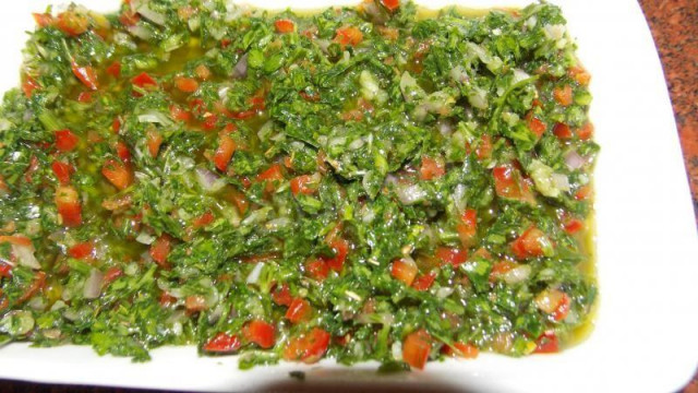 Chimichuri sauce for meat
