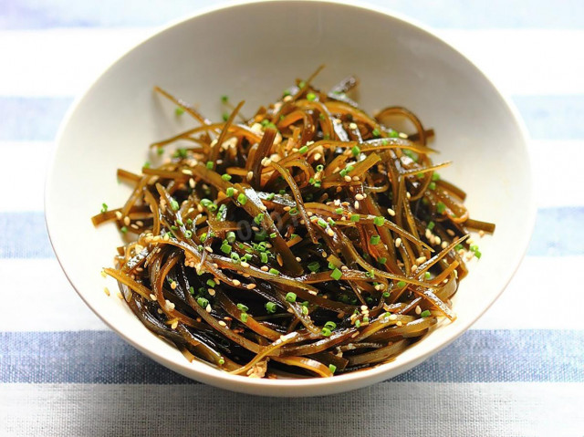 Dried seaweed fried
